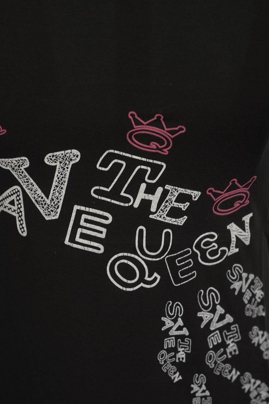 Save The Queen T-shirt stampata Flash Sale