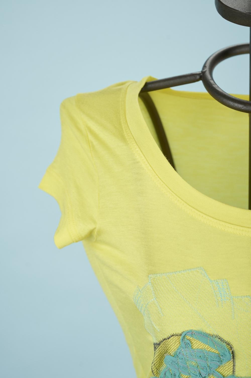 Save The Queen T-shirt ricamata in viscosa Offerta Pasqua