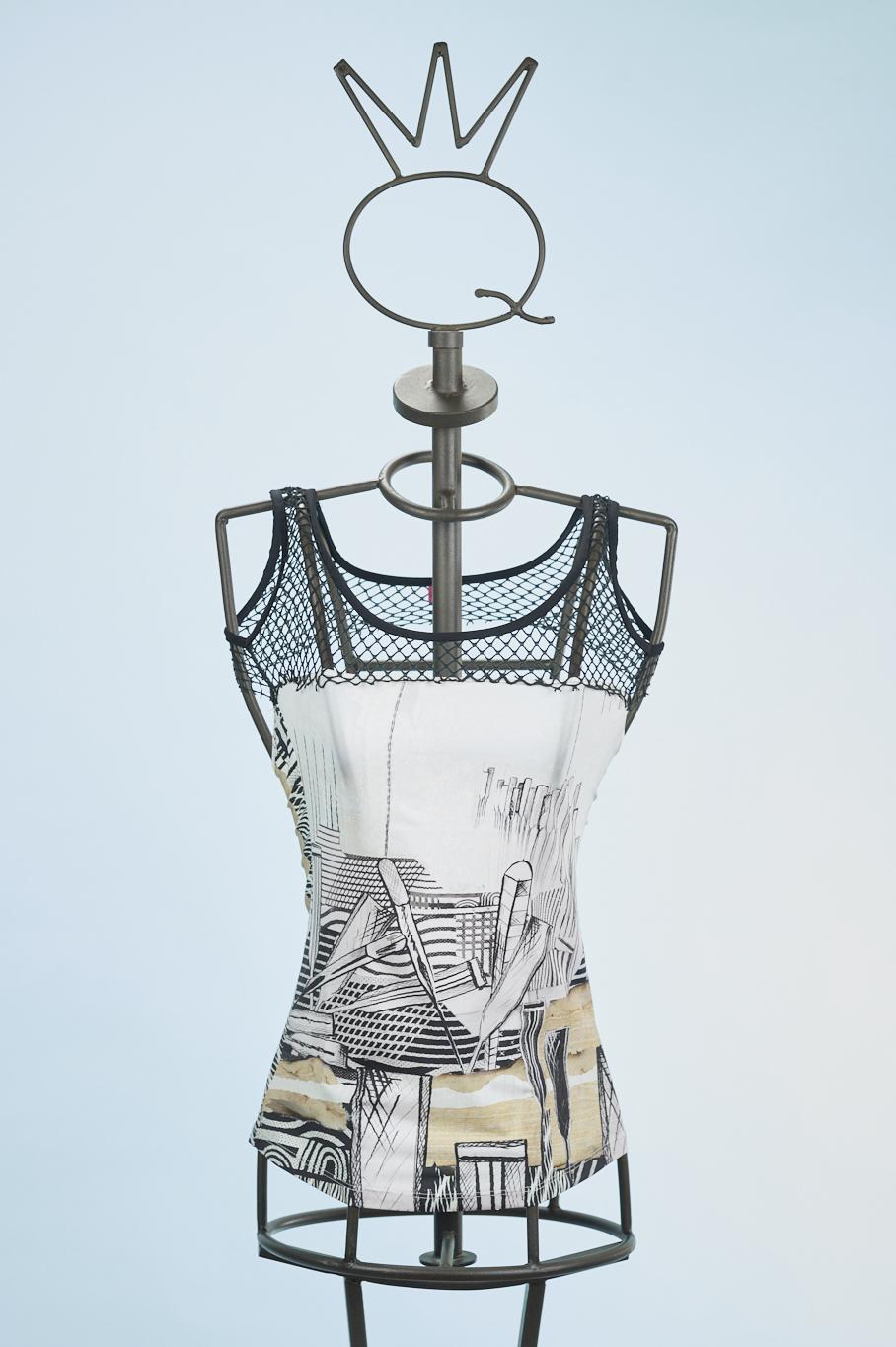 Save The Queen Top stampato Vendita calda