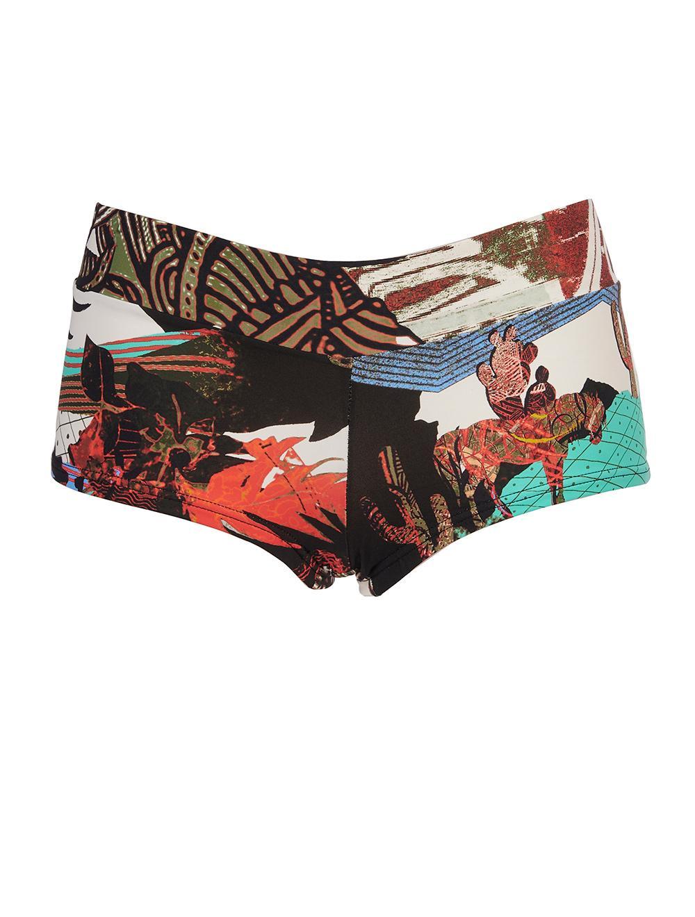 Save The Queen Pantaloncino bianco con stampa fantasia Soddisfazione Garantita
