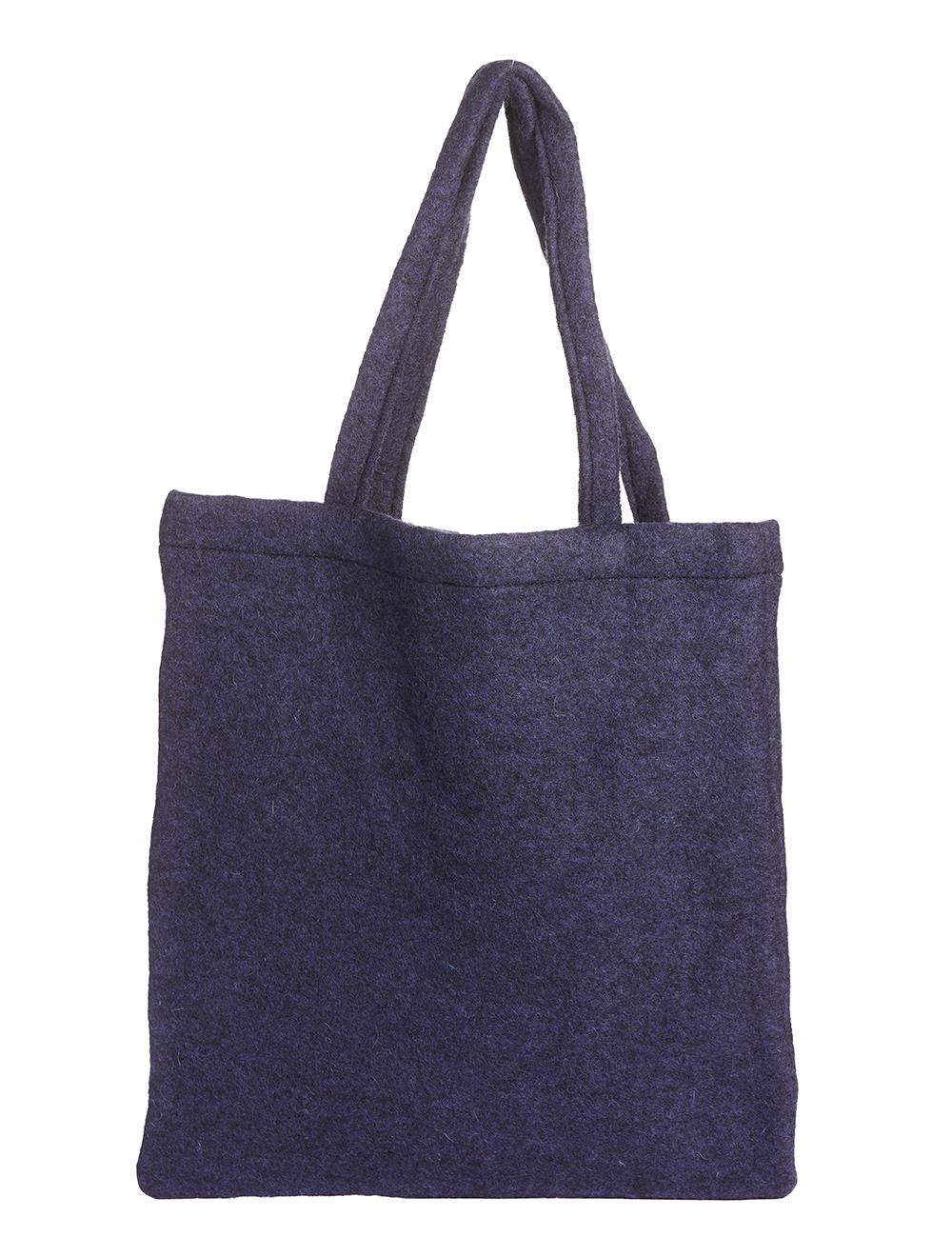 Save The Queen Borsa shopper in lana con ricamo Negozio online di fabbrica