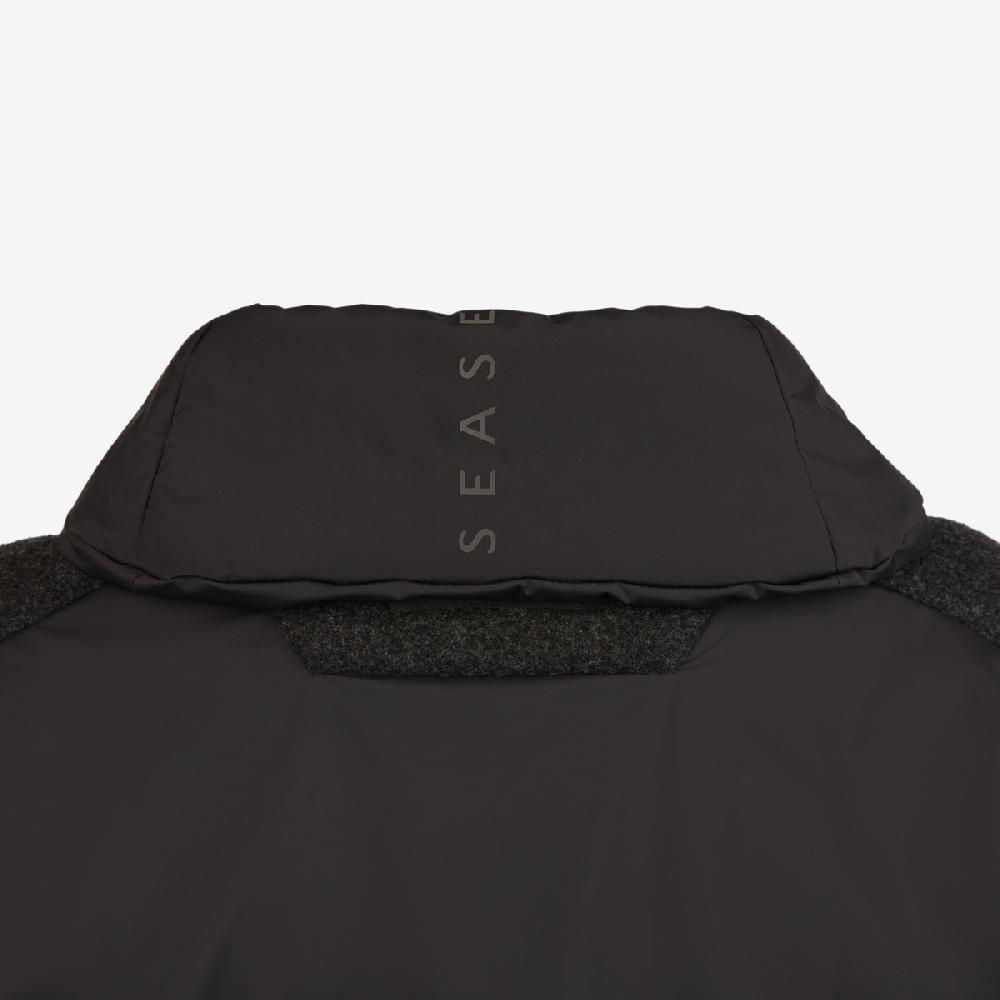 Sease Almas Fleece Over Graphite Grey In Linea