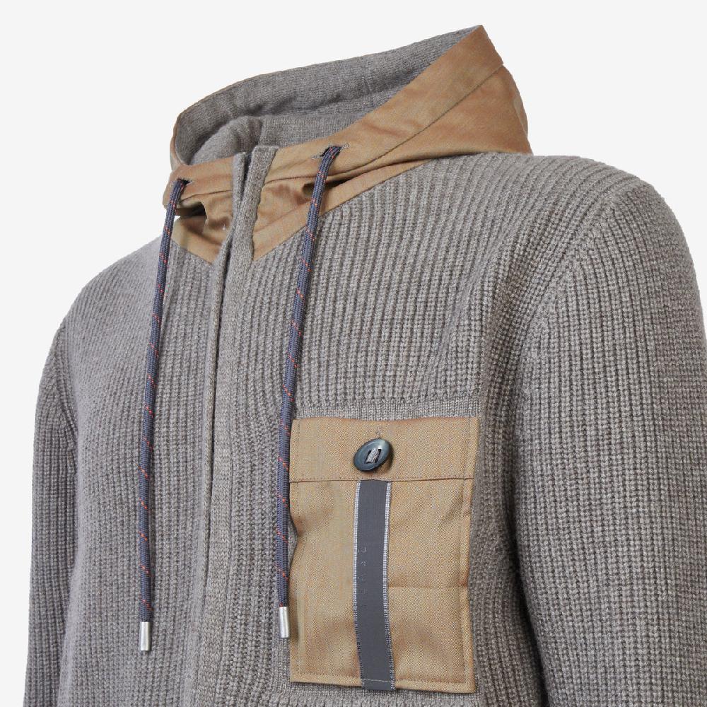 Sease Felpa con cappuccio Full Zip F7 - Marrone Wombat Outlet