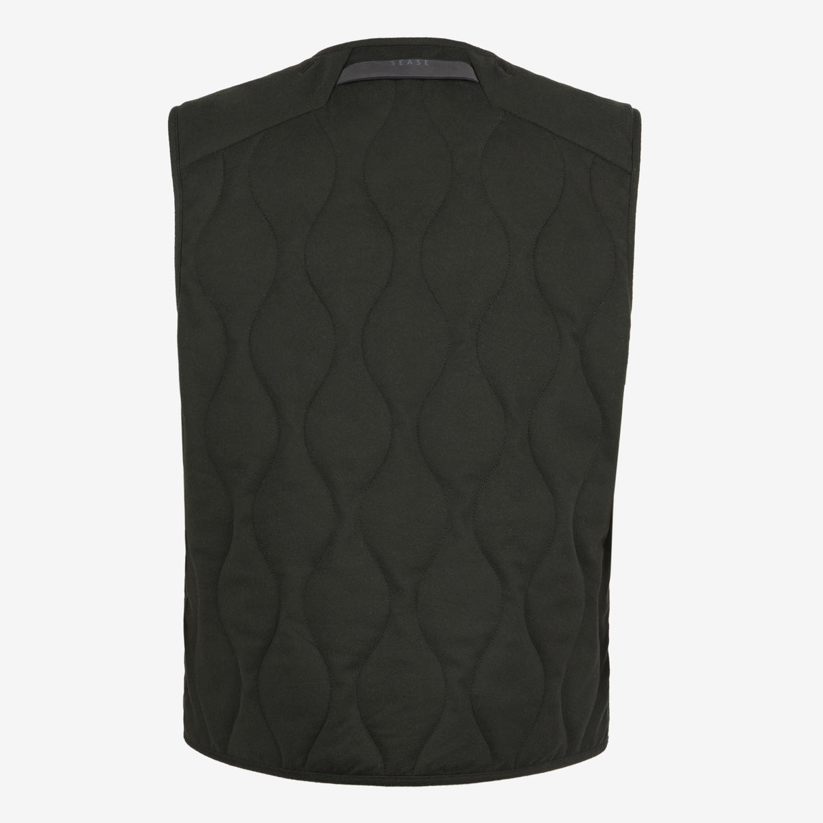 Sease Gilet trapuntato - Verde scuro In Linea