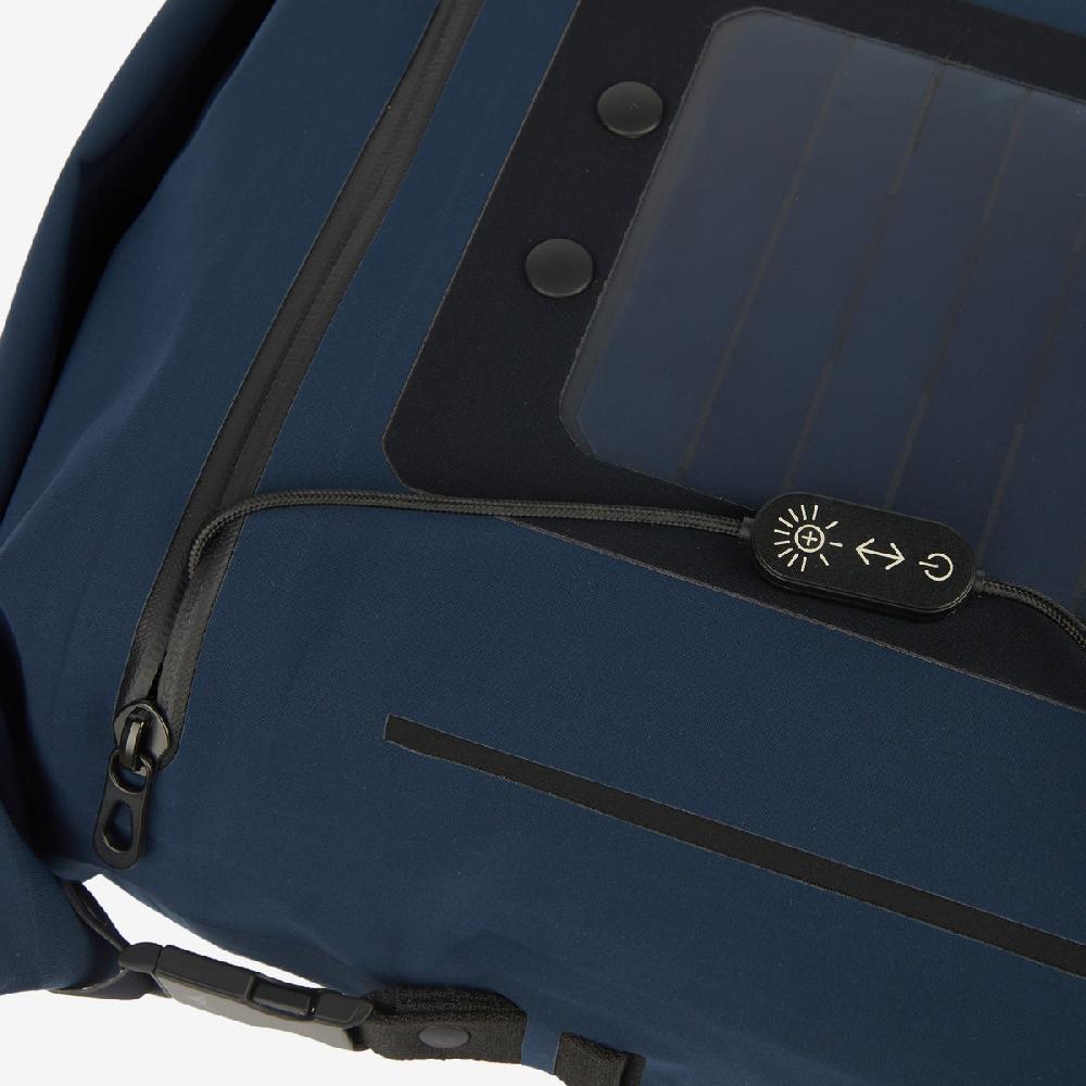 Sease Zaino Mission Led con pannello solare - Blu Navy Soddisfazione Garantita