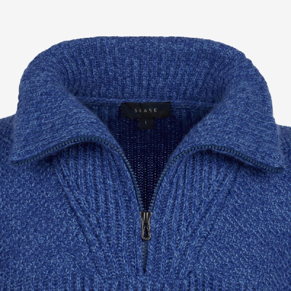 Sease Schooner: maglione in cashmere - Blu Brillante Nuova