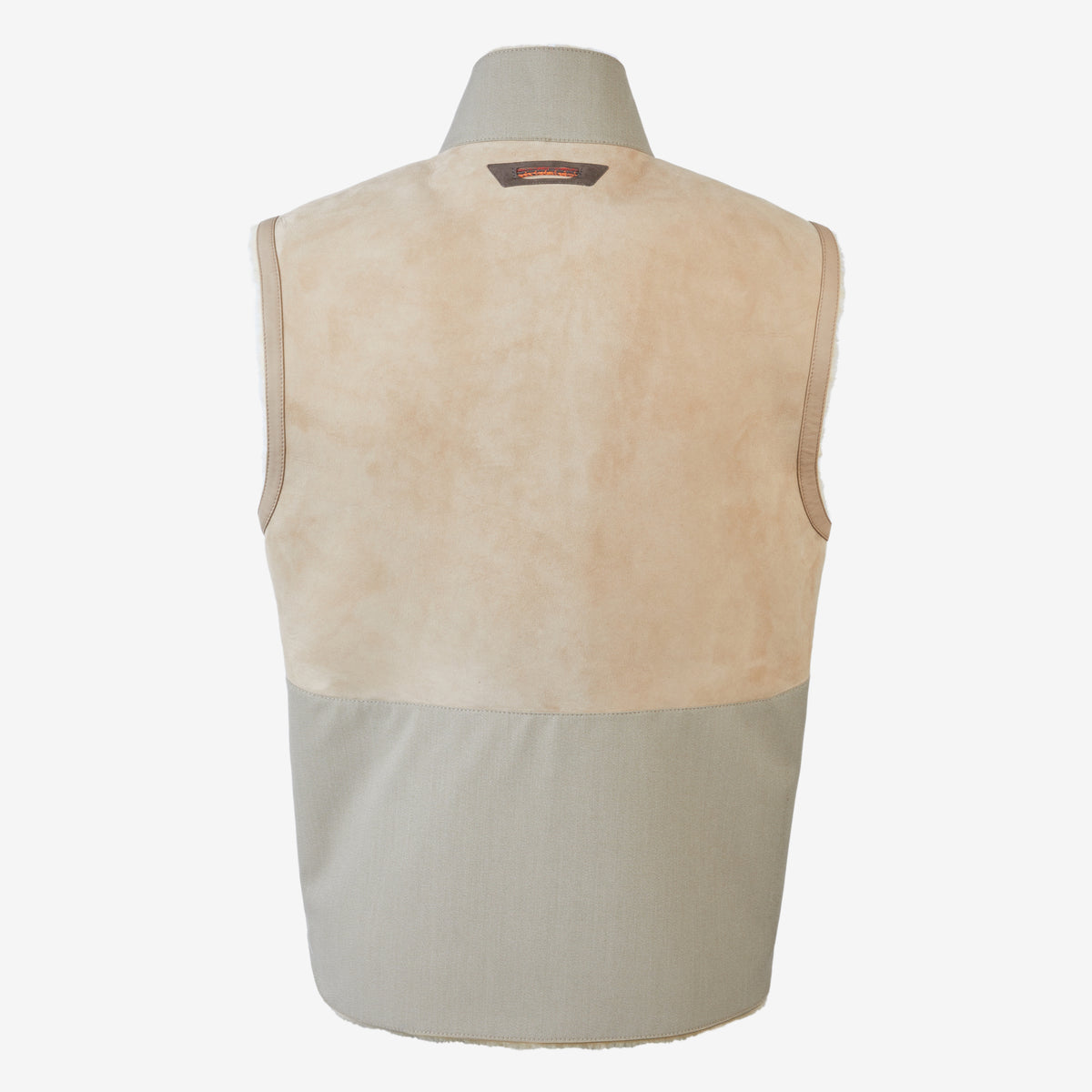 Sease Gilet in montone V-8 - Driftwood Nuovo