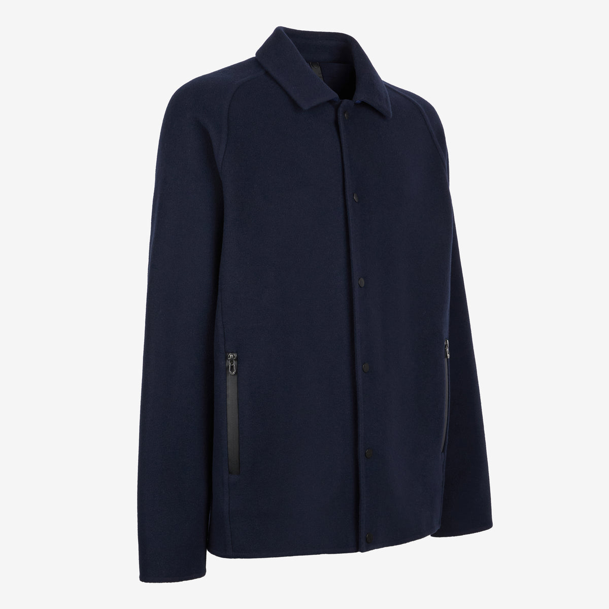 Sease Giacca corta Lifetime in cashmere double - Blu Navy In Vendita