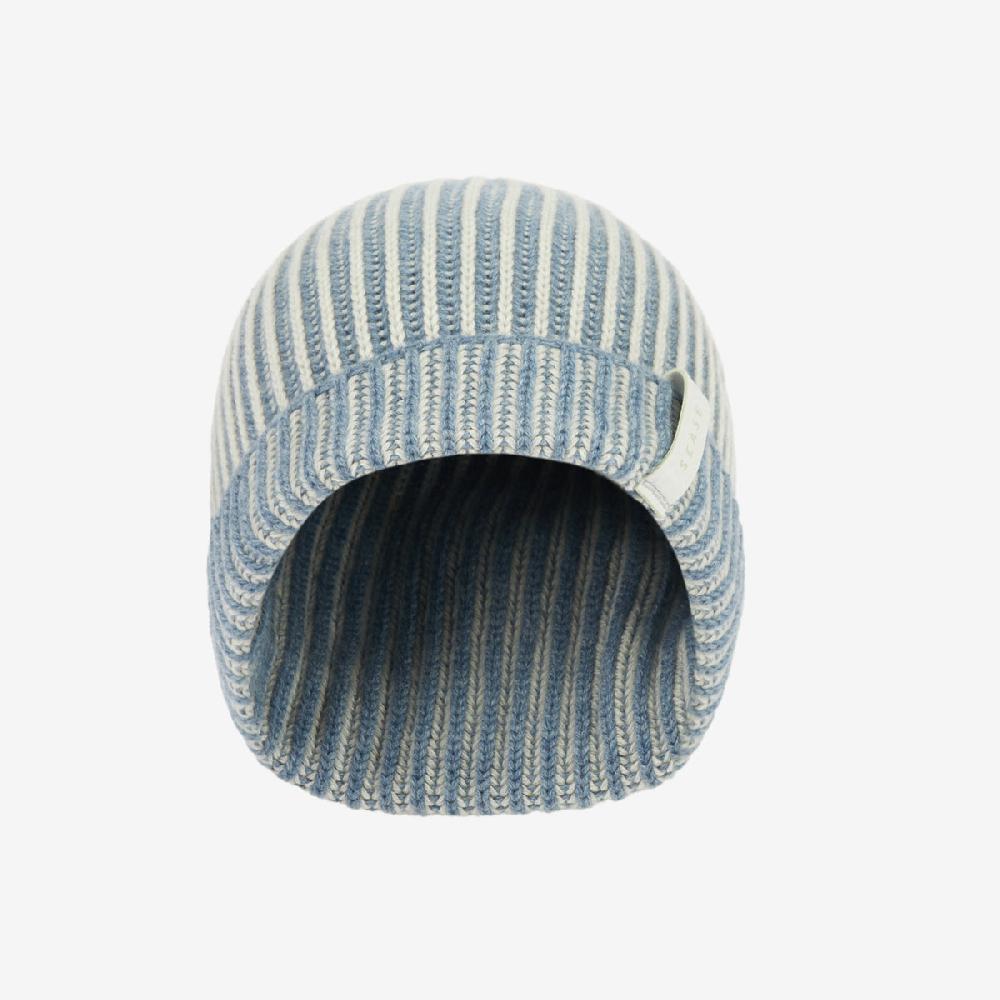 Sease Dinghy Beanie Blue-Grey In Linea