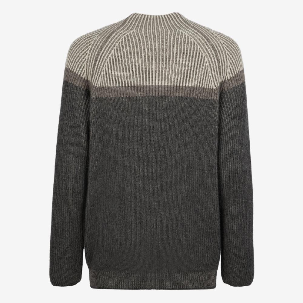 Sease Dinghy Mock: Maglione 100% cashmere - Grigio piombo Acquista Ora
