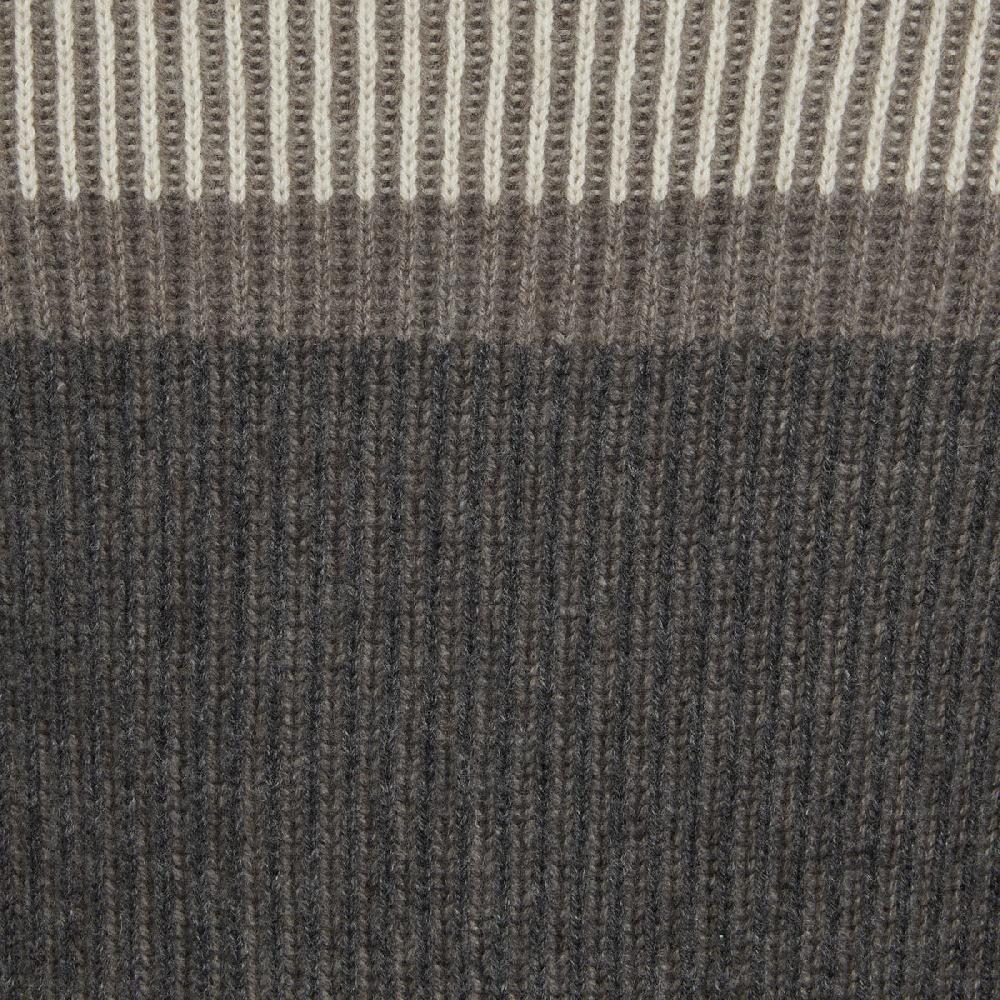 Sease Dinghy Mock: Maglione 100% cashmere - Grigio piombo Acquista Ora