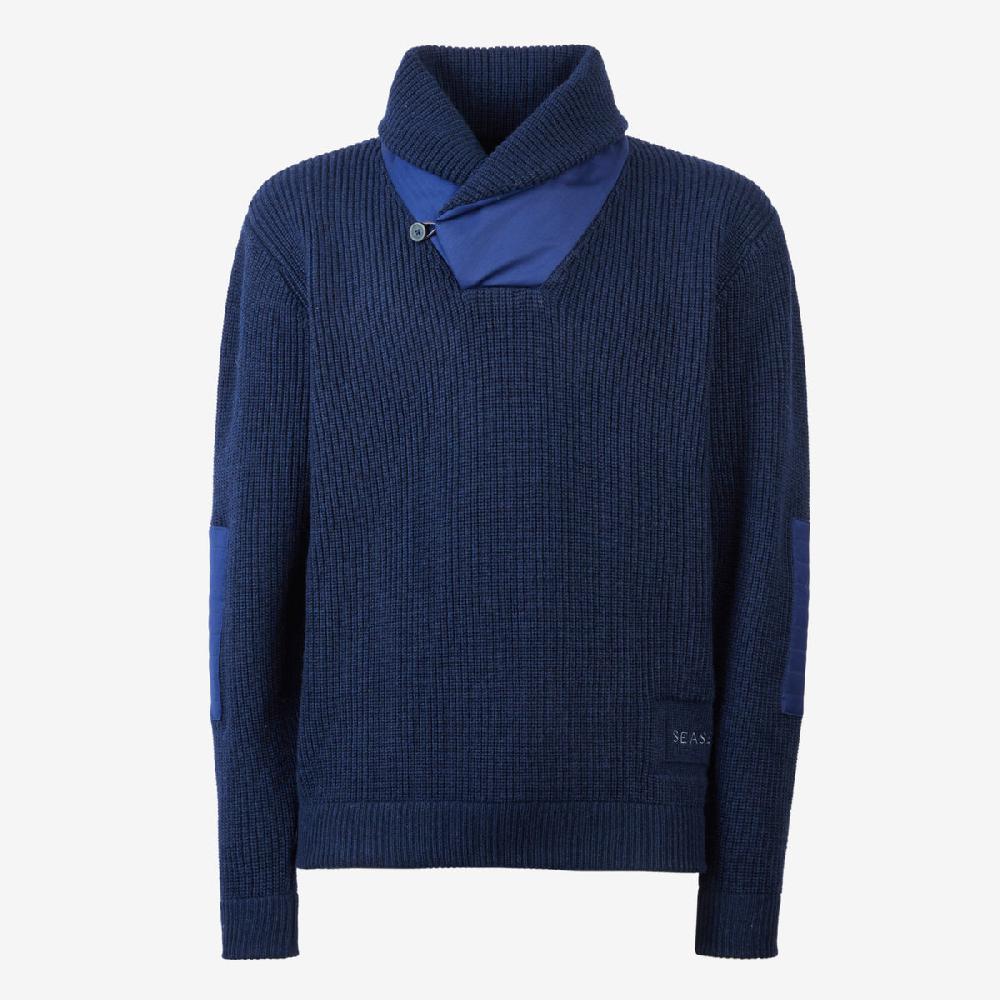 Sease Shawl Collar F7 - Blu Navy Sottocosto