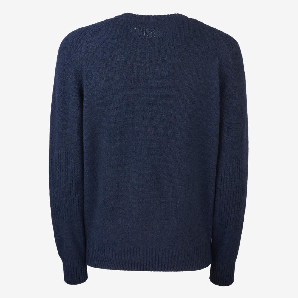 Sease Round Neck Coarsehair Blu Navy Convenienza