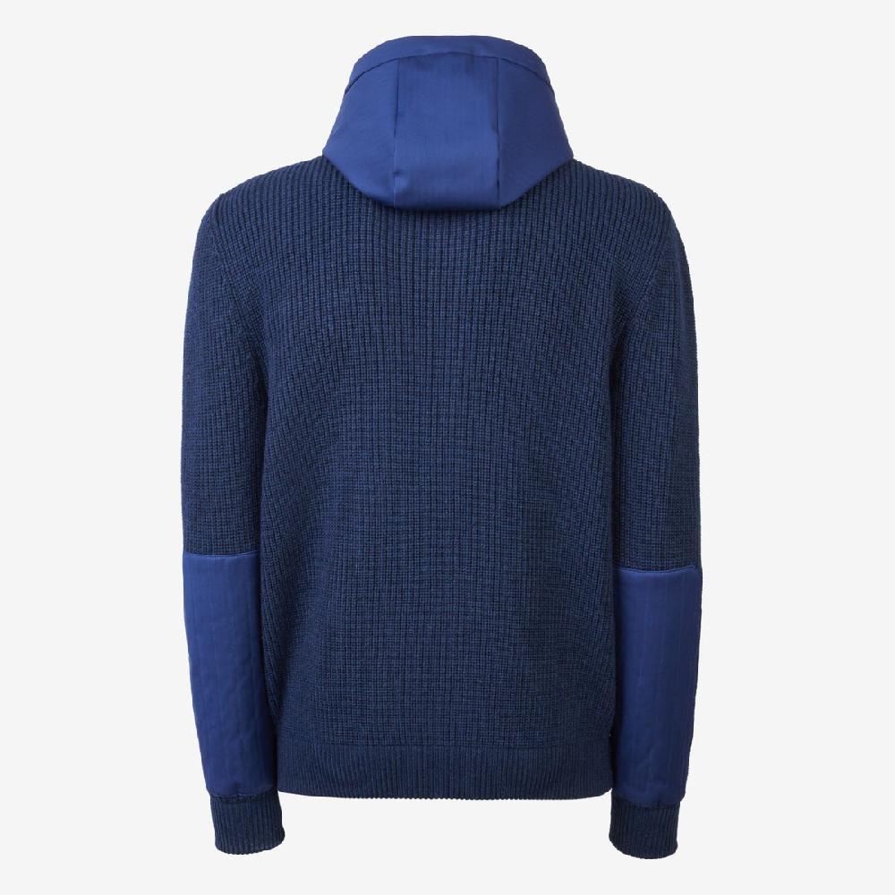 Sease Felpa con cappuccio Full Zip F7 - Blu Navy Novità