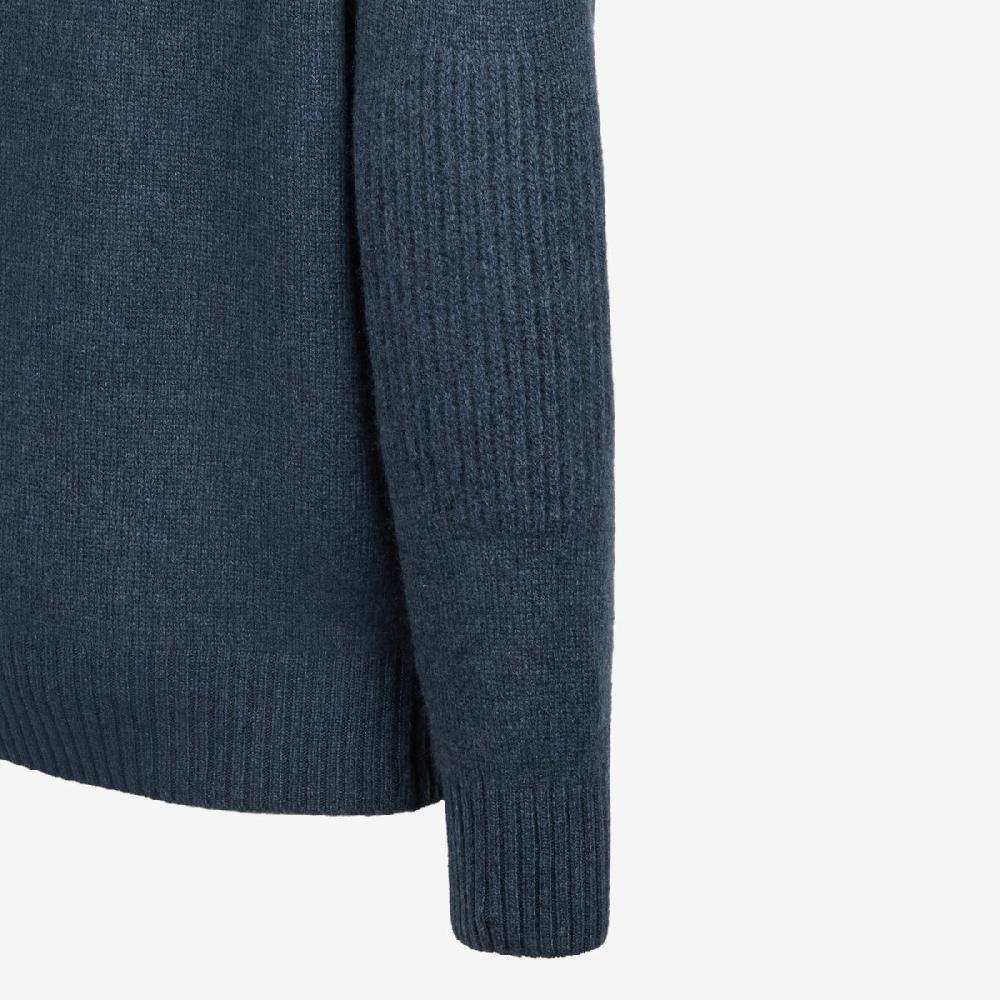 Sease Maglione girocollo in cashmere - Blu Economico