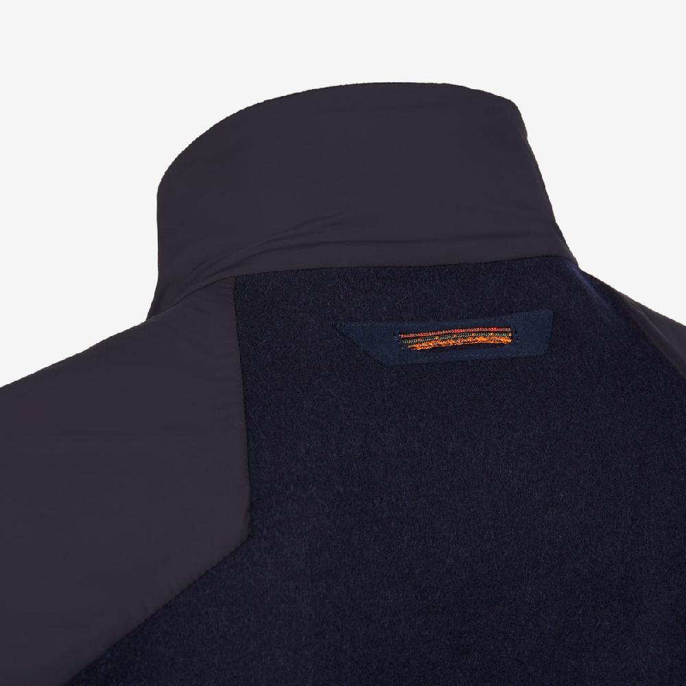 Sease Zipped Skipper Navy Blue In Linea