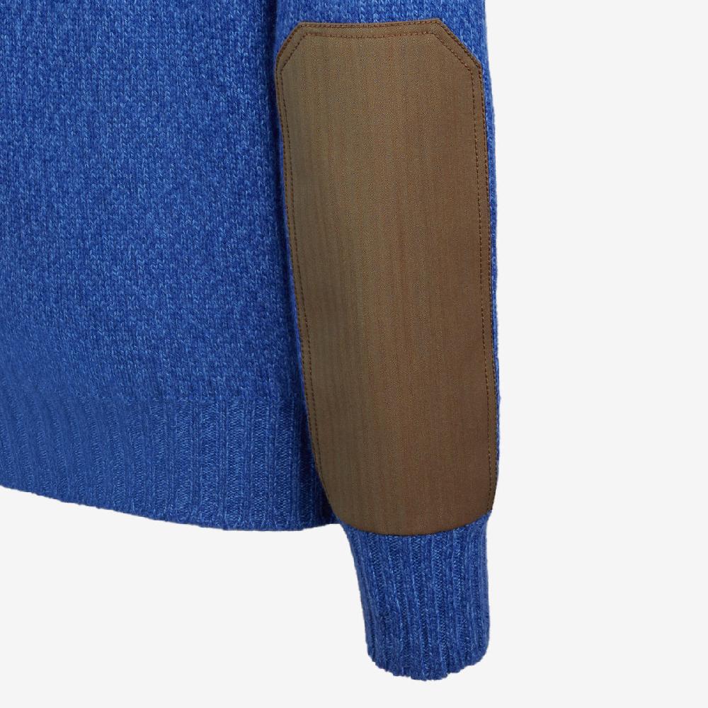 Sease Maglione in cashmere con scollo a V - Blu brillante Qualità Garantita