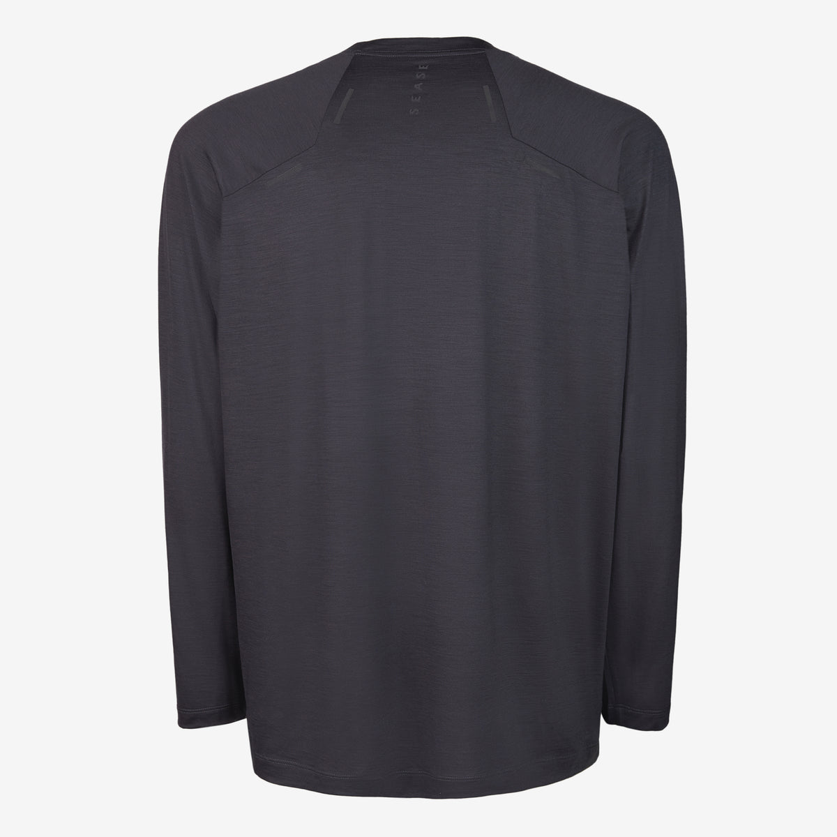 Sease T-shirt Ls: maniche lunghe lana merino - Grafite In Linea