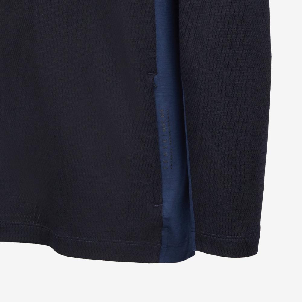 Sease Turtle Net: Maglietta maniche lunghe - Blu notte Outlet
