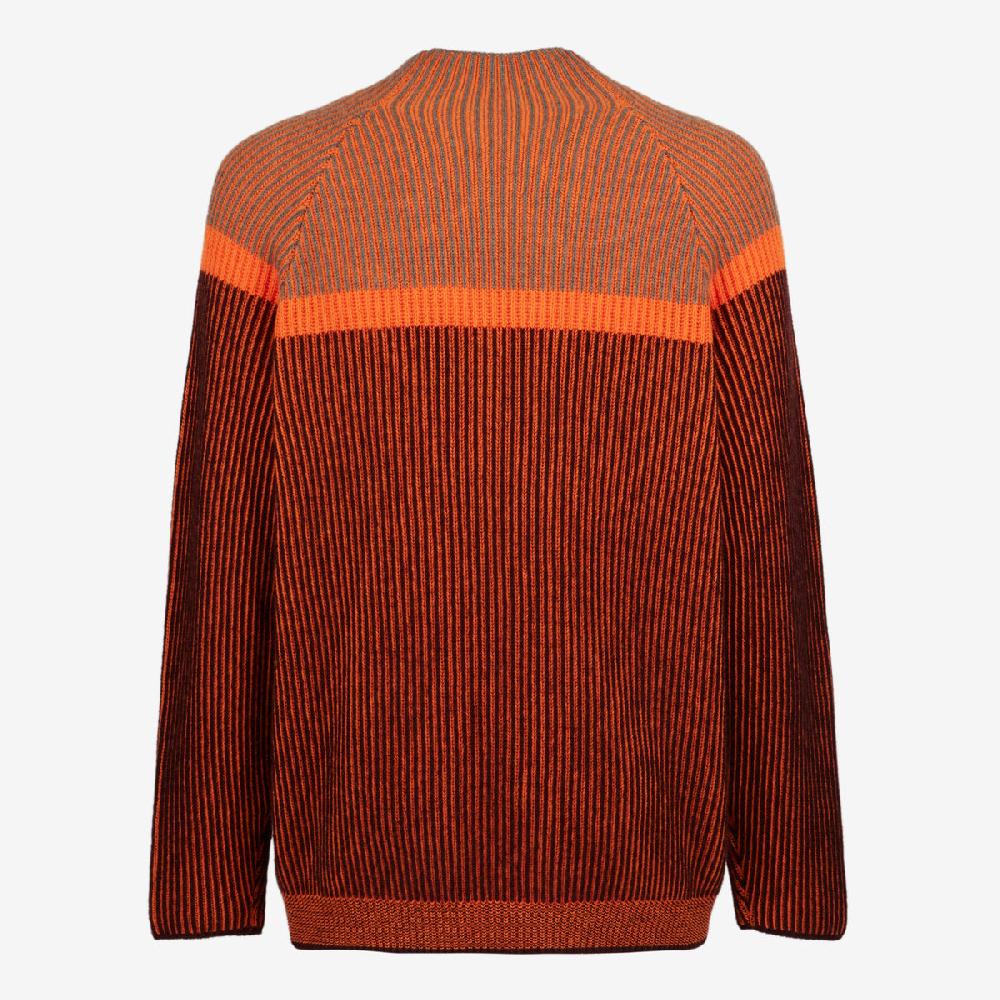 Sease Dinghy Mock: Maglione 100% cashmere - Arancione Vendita Economica