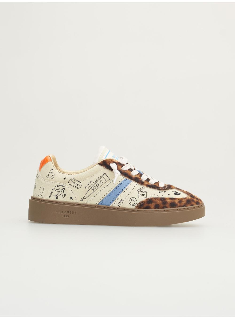 ﻿Serafini COURT - BEIGE LEOPARD - DONNA Serafini Shop