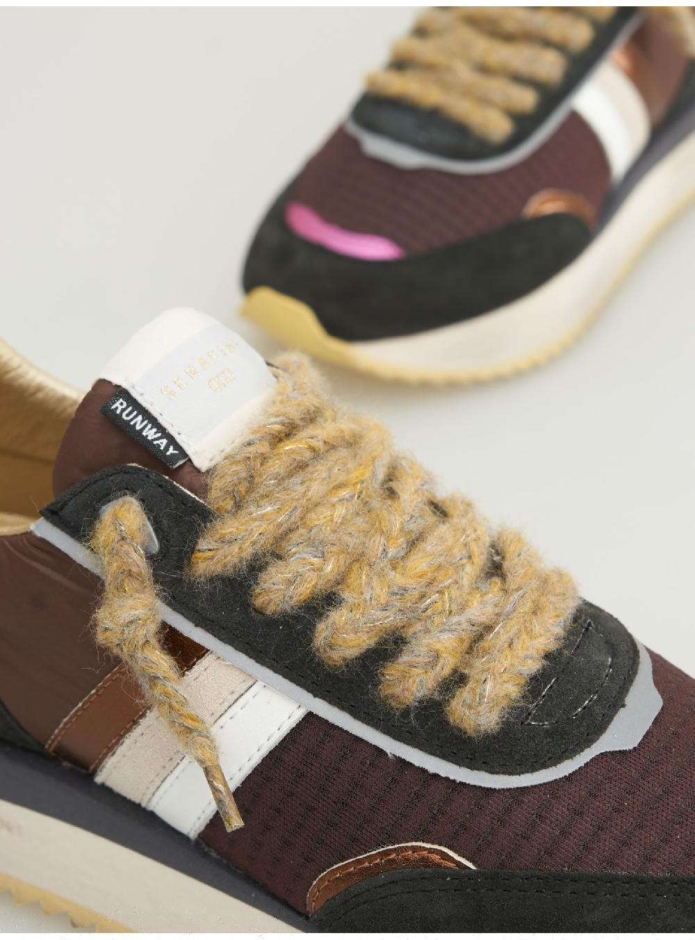 Serafini TORINO - BROWN BLACK YELLOW Serafini Shop Nuova