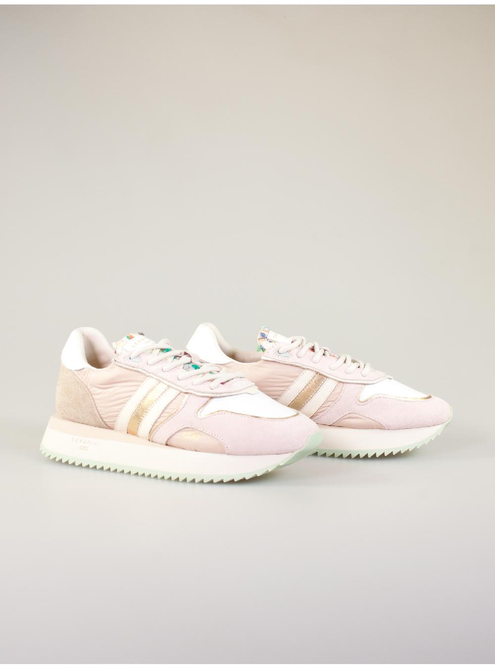 Serafini sneakers donna in pelle pelle laminata scamosciato nylon tessuto Serafini Shop Offerte esclusive