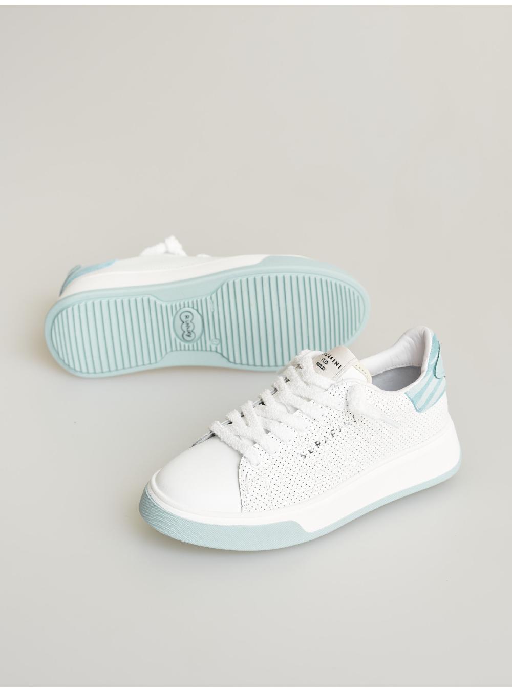 Serafini sneakers donna in pelle pelle laminata pelle perforata Serafini Shop Promozione