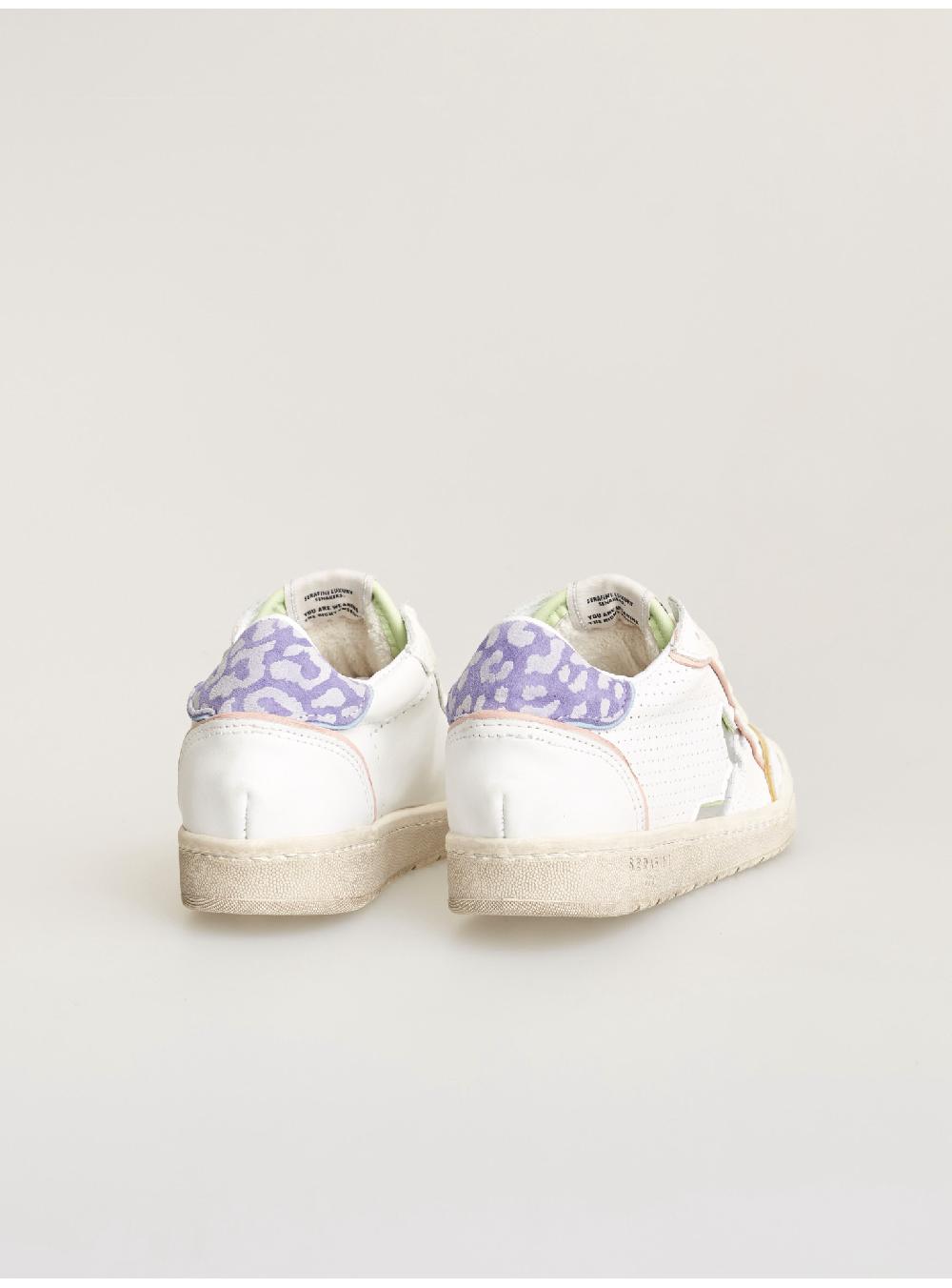 Serafini sneakers donna in pelle pelle laminata pelle perforata Serafini Shop Pezzi Unici