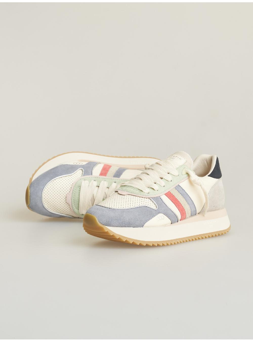 Serafini sneakers donna in pelle pelle perforata scamosciato Serafini Shop Qualità Garantita