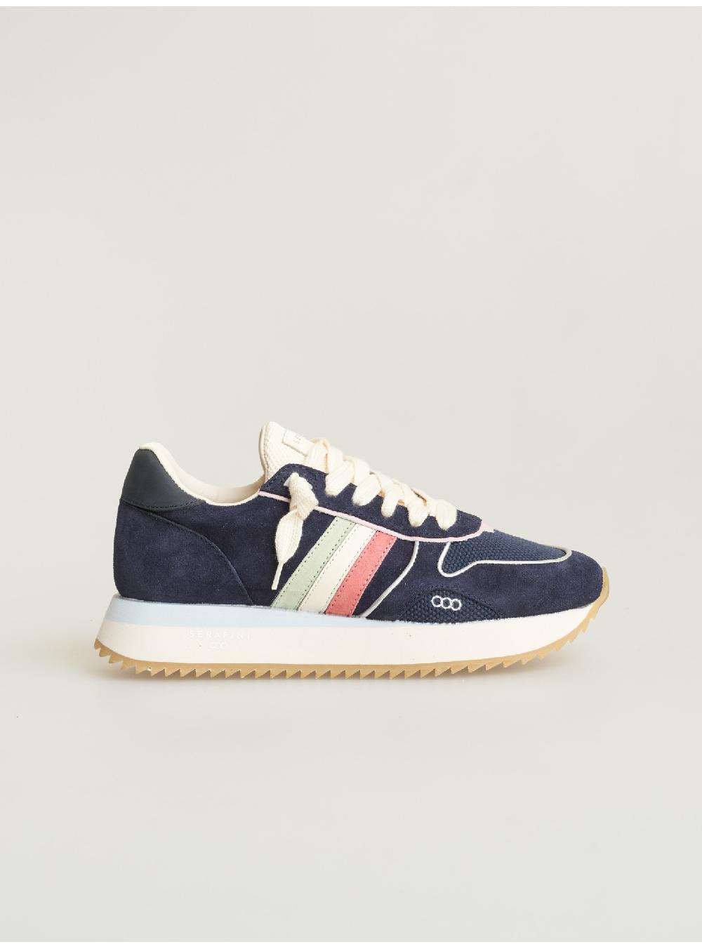 Serafini sneakers donna in pelle scamosciato tessuto Serafini Shop