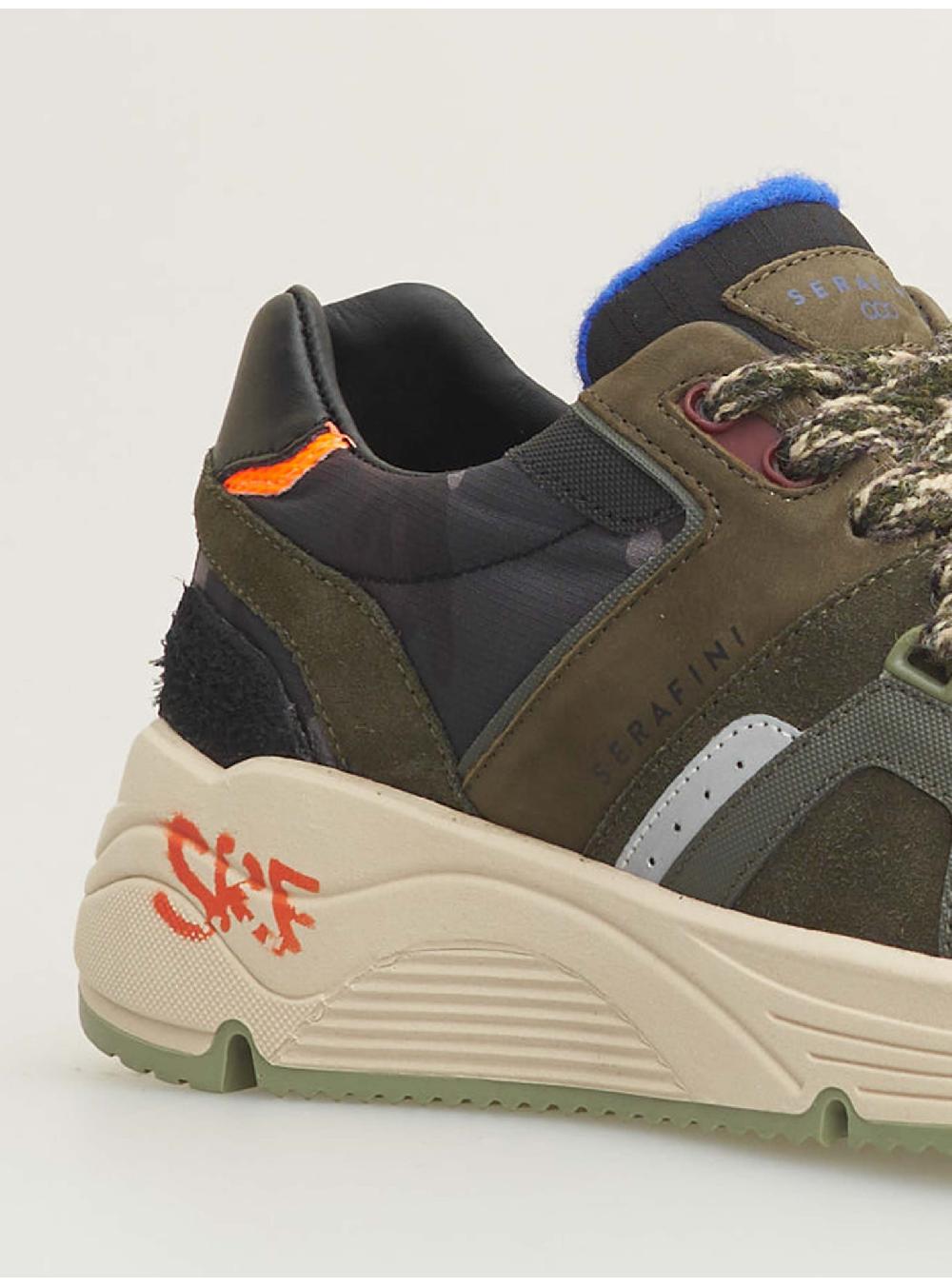 Serafini TOKYO - MILITARY GREEN BLACK Serafini Shop Offerta