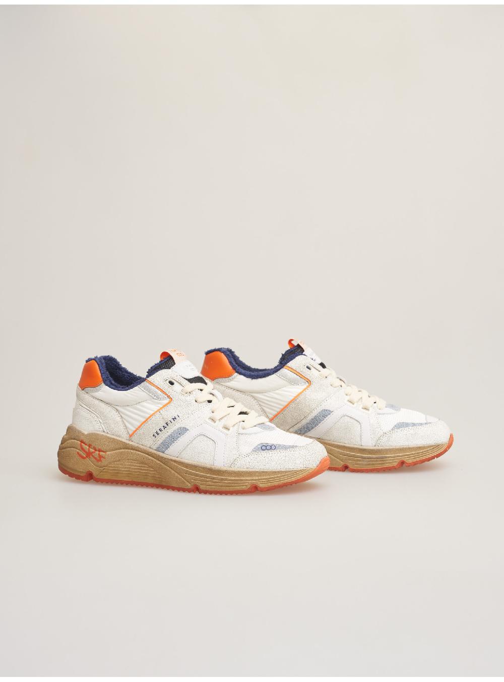 Serafini TOKYO - WHITE-CRACKED BLUE ORANGE Serafini Shop Online