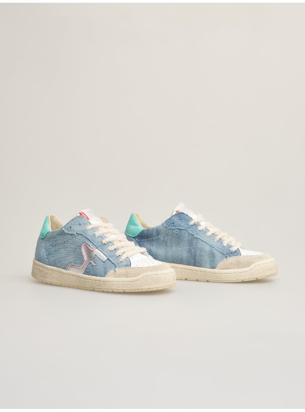 Serafini SAN DIEGO LOW - JEANS WHITE GREEN Serafini Shop Saldi