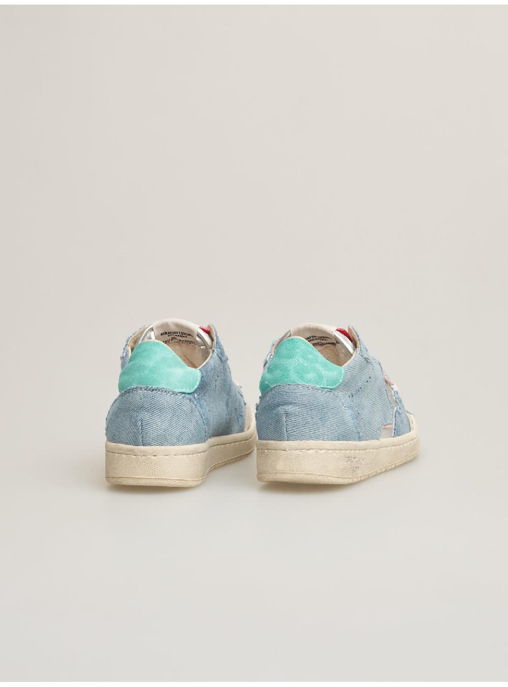 Serafini SAN DIEGO LOW - JEANS WHITE GREEN Serafini Shop Saldi