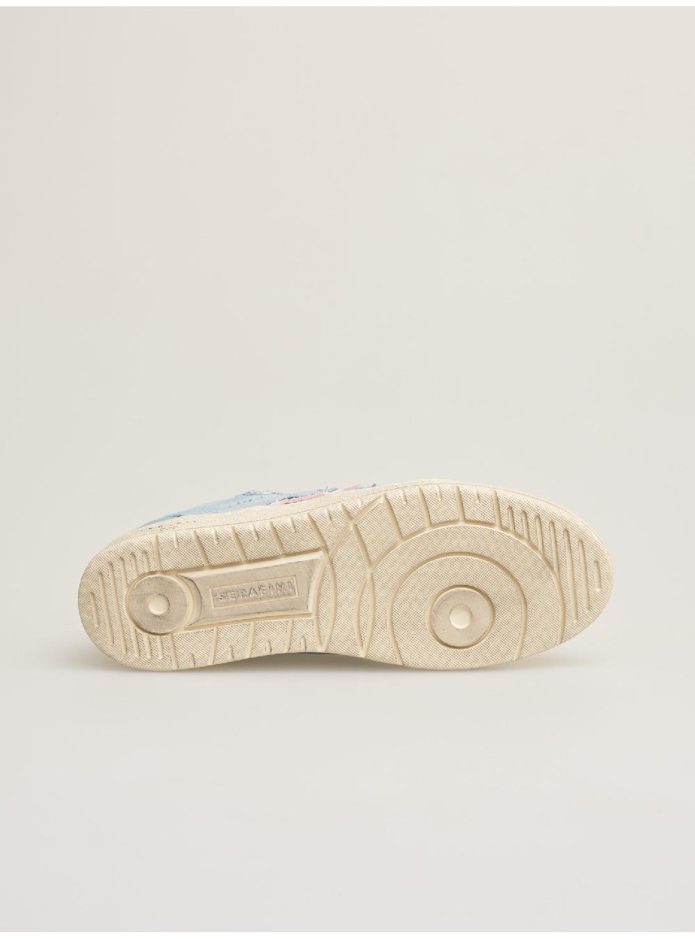 Serafini SAN DIEGO LOW - JEANS WHITE GREEN Serafini Shop Saldi