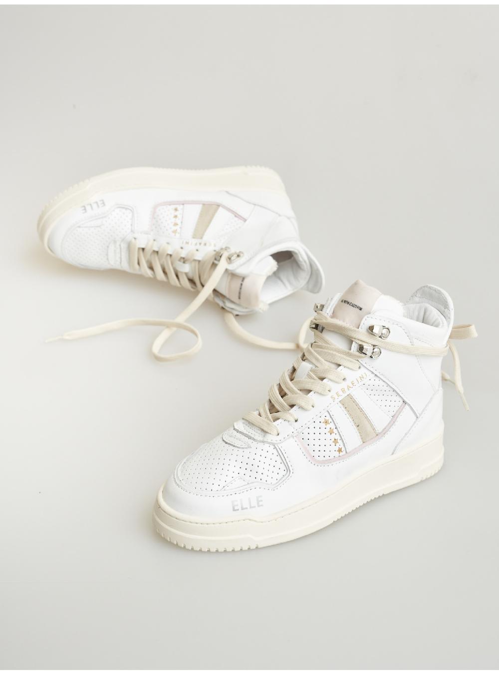 Serafini sneakers donna in pelle pelle laminata scamosciato nylon Serafini Shop Saldi Di Fabbrica
