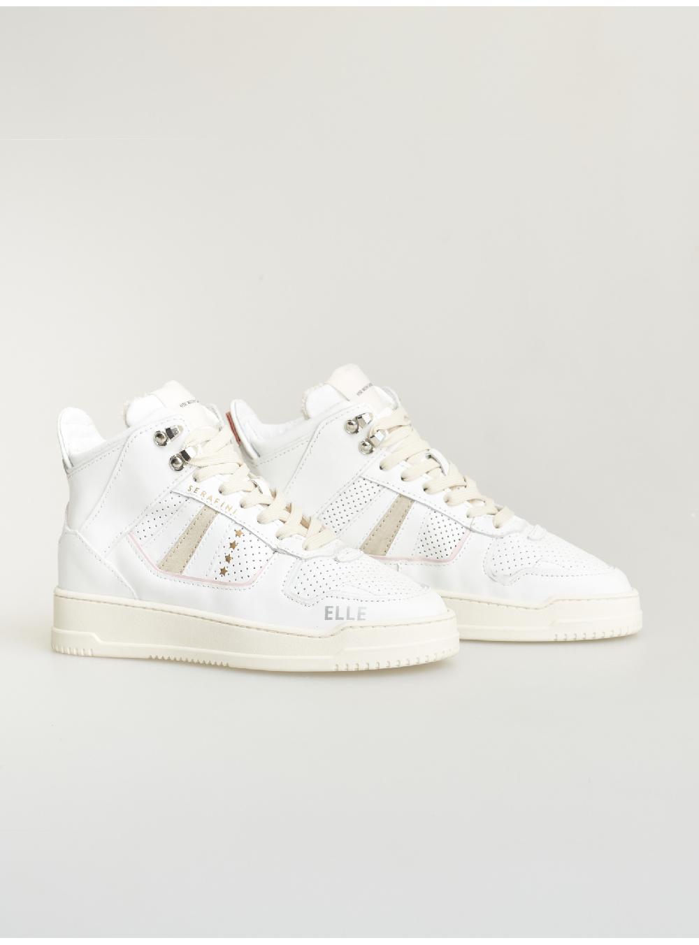 Serafini sneakers donna in pelle pelle laminata scamosciato nylon Serafini Shop Saldi Di Fabbrica