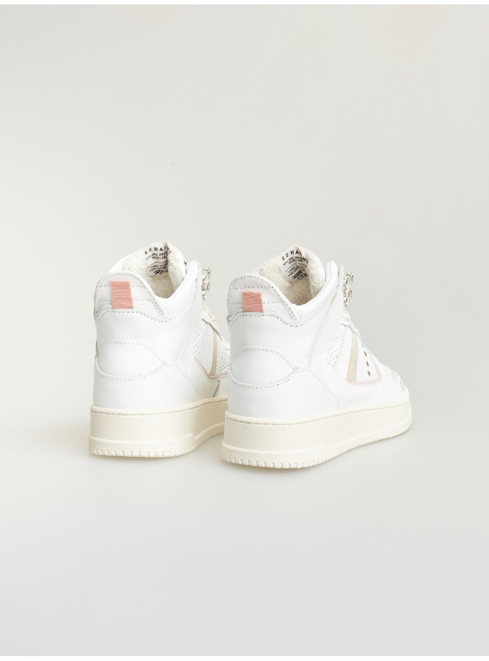 Serafini sneakers donna in pelle pelle laminata scamosciato nylon Serafini Shop Saldi Di Fabbrica