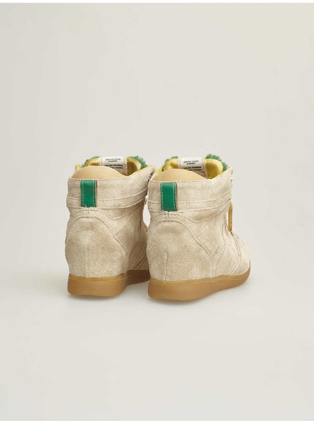 Serafini zeppa interna donna in scamosciato nabuck shearling Serafini Shop I Più Venduti