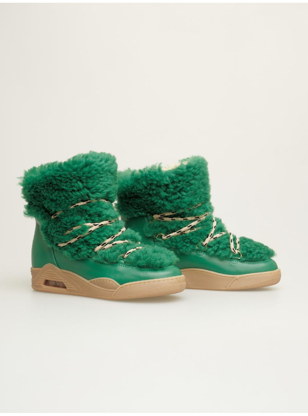 Serafini boots donna in shearling scamosciato Serafini Shop Vendite Flash