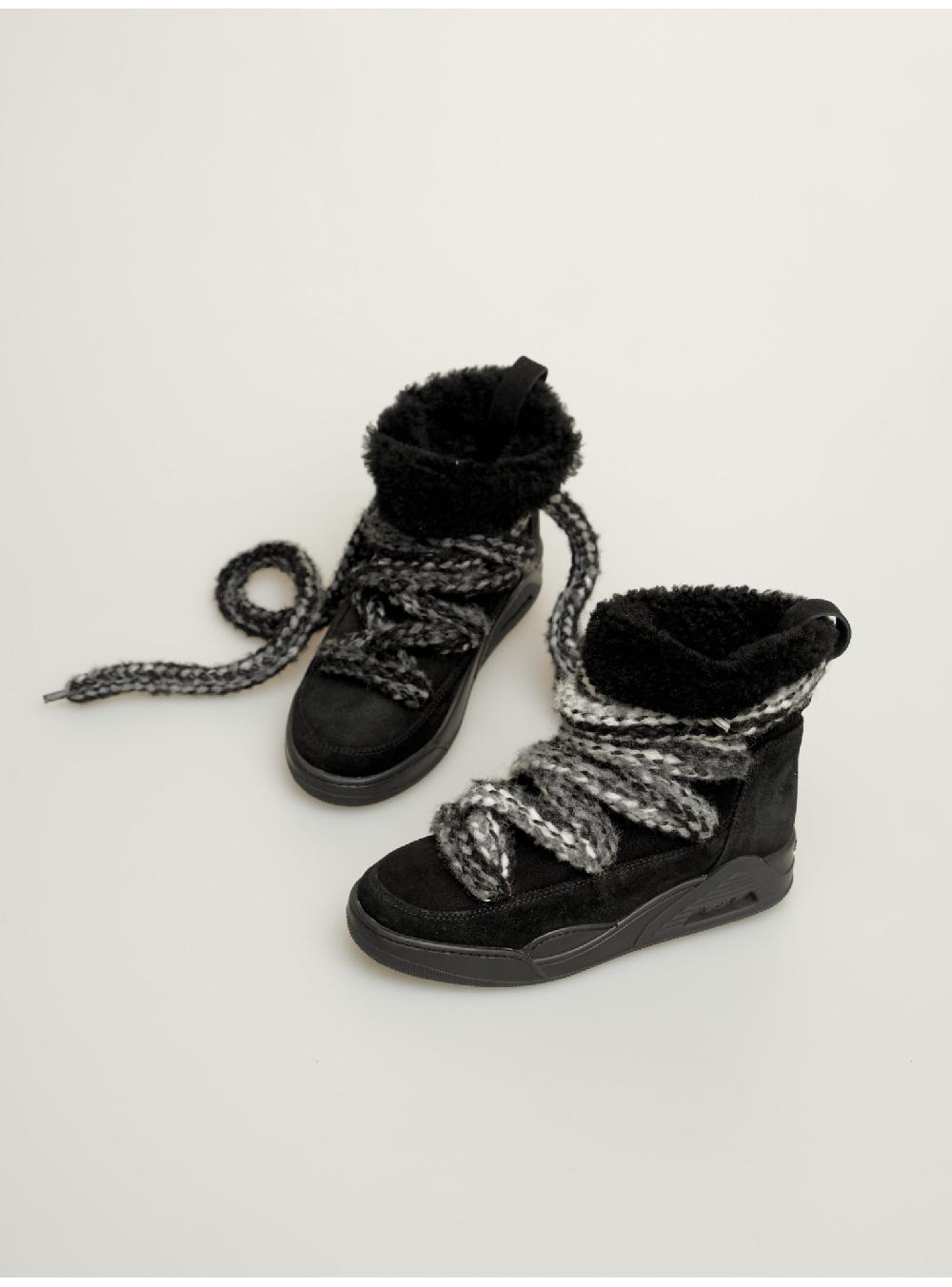 Serafini boots donna in shearling scamosciato Serafini Shop Negozio