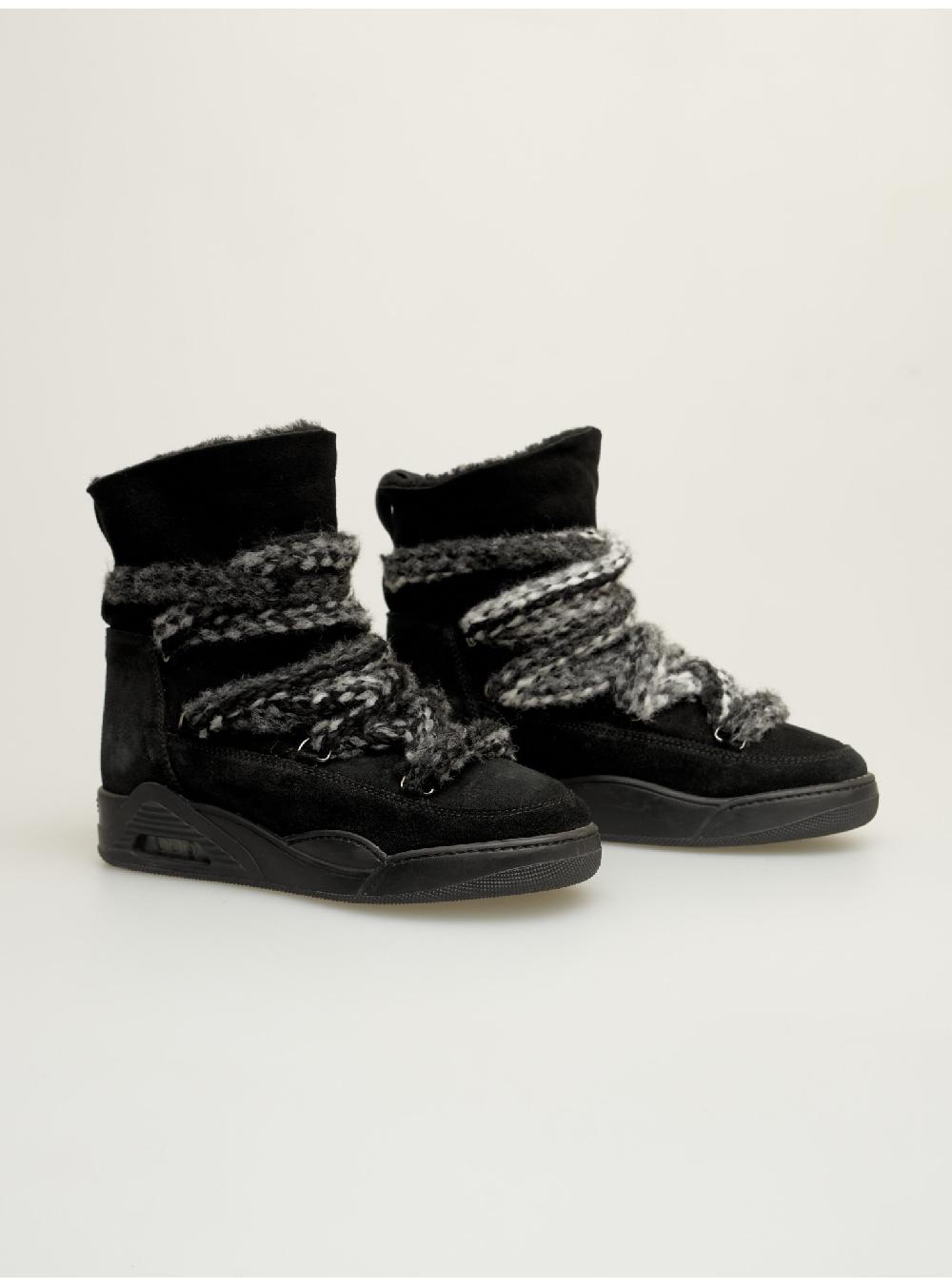 Serafini boots donna in shearling scamosciato Serafini Shop Negozio