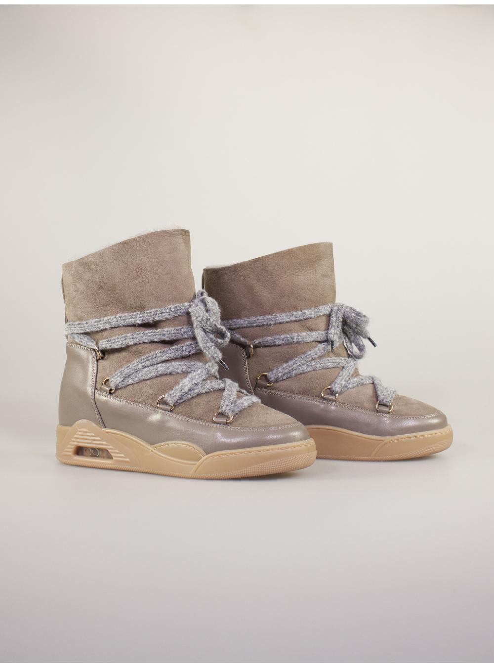 Serafini boots donna in shearling scamosciato Serafini Shop In Saldo