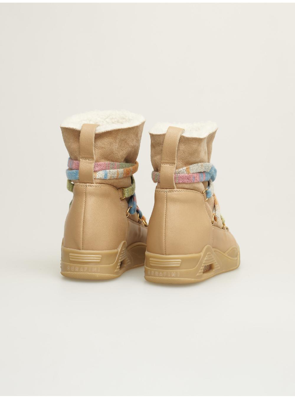Serafini boots donna in shearling scamosciato Serafini Shop Nuova