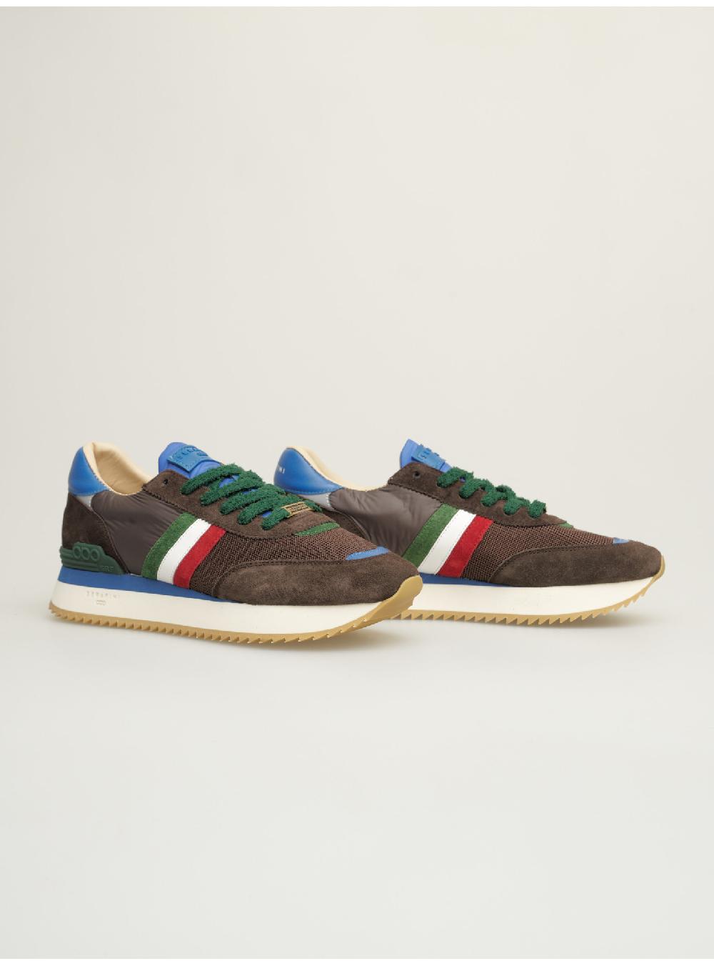 Serafini sneakers uomo in pelle nylon scamosciato tessuto Serafini Shop Convenienza