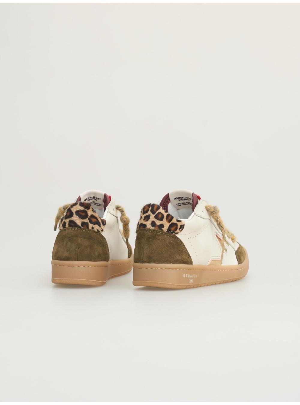 Serafini SAN DIEGO LOW - MILK OLIVE LEOPARD Serafini Shop Vendita Economica