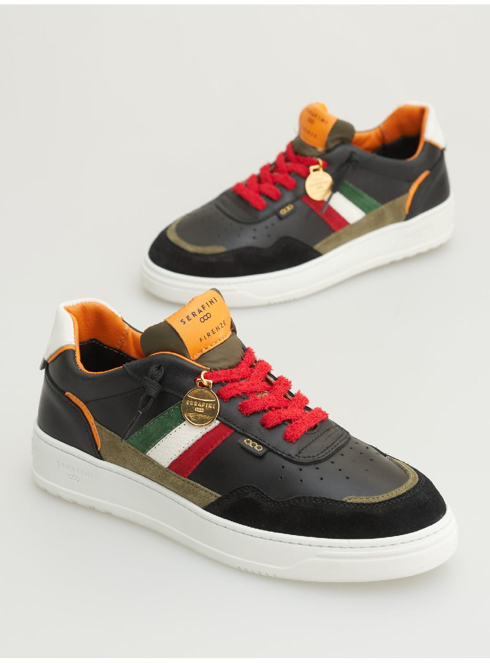 Serafini FIRENZE - BLACK ORANGE TRICOLOR Serafini Shop 2025