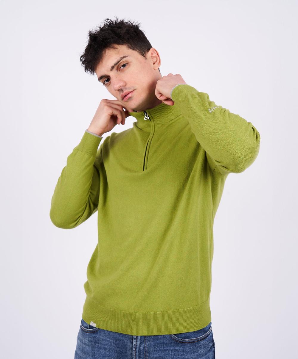 Shockly CASH-HALF-ZIP Kiwi Moda