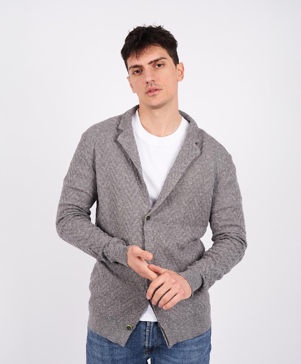Shockly FISHBONE-CARDIGAN Grey 2025